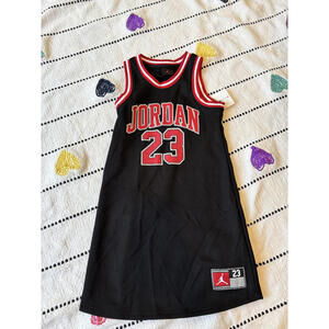 Jordan #23 Black Basketball Jersey Dress‎ Girls Size 6X